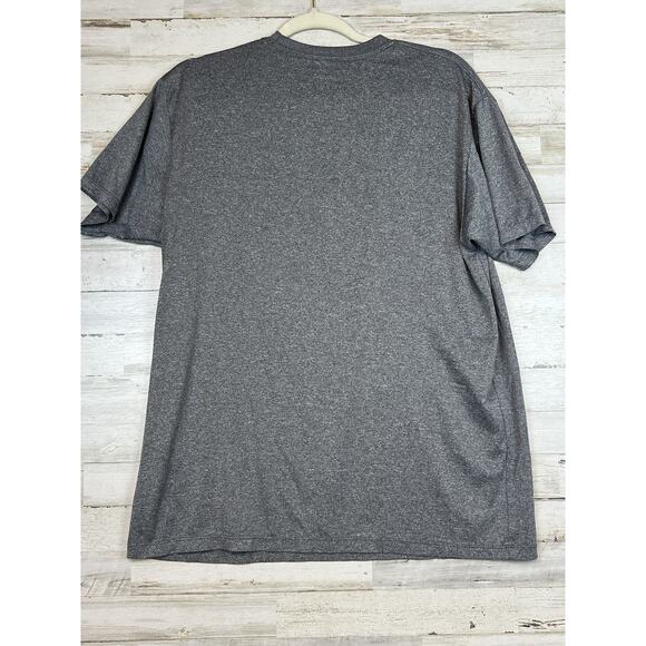 Tek Gear "I'd Flex But I Like This Shirt" Workout Fitness Gym Tee Funny Men Sz L - Picture 2 of 5